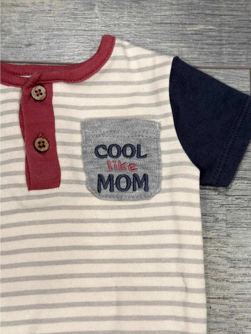 Rabbit + Bear Organic Baby Outfit – Size 3–6 Months